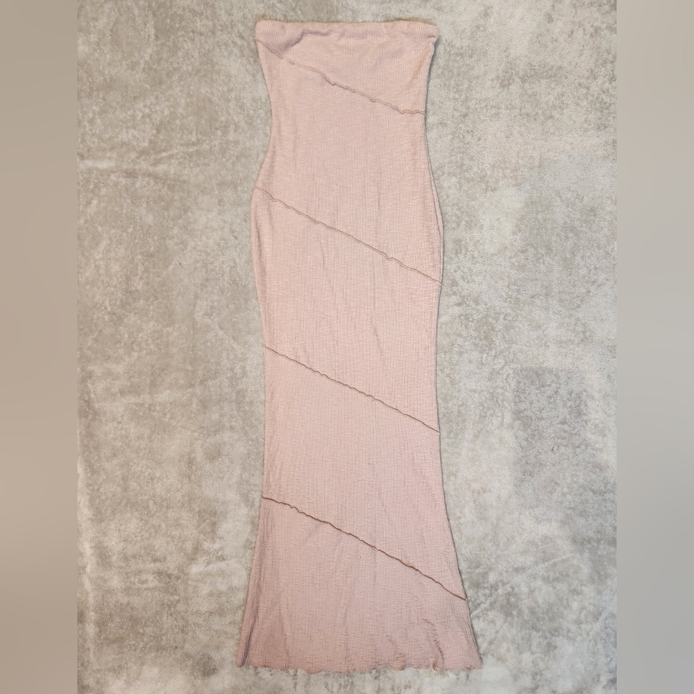 Princess Polly Blush Pink Strapless Maxi Dress